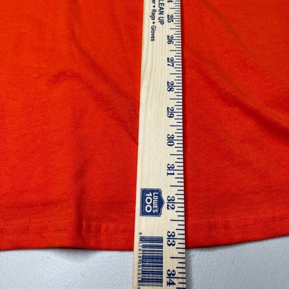 Woman Within Tunic Top Womens 2X 26/28 Red-orange Embroidered 100% Cotton Boho - Picture 9 of 15